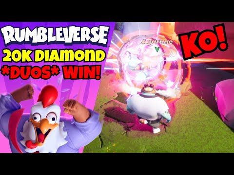 20K Damage *WIN* With Diamond Crusher! New *BEST* Move? | Rumbleverse | Duo Gameplay