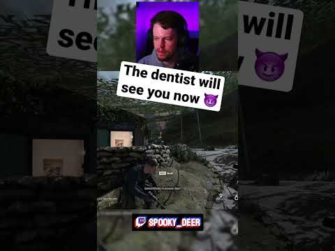 Long range root canal 🦷 #shorts #sniperelite5 #darkhumor