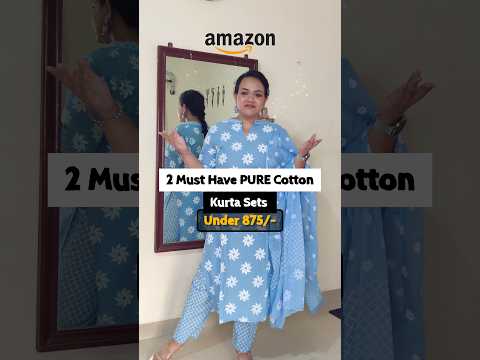 Cotton Kurta Sets for Office/Work✨| Amazon Finds #fashion #shorts #amazonfinds