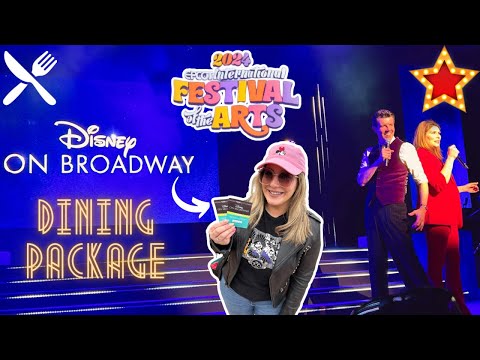 Disney on Broadway Dining Package at Biergarten | Is it Worth It? | Epcot Festival of the Arts 2024