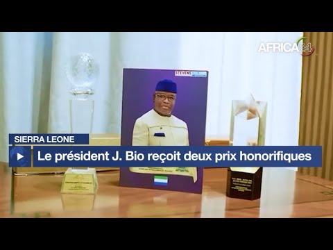 Sierra Leone :  le président Julius Maada Bio honoré pour son leadership