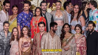 Bollywood Celebrities Couple arrive at Manish Malhotra Grand Diwali Party 2024