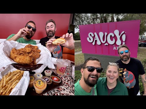 We Tried The Only Saucy! By KFC In The World & It Was Just Okay! Trying The Full Menu & Our Review!