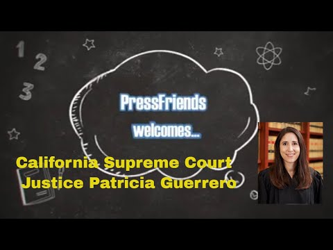 2022 - Justice Patricia Guerrero Meets PressFriends