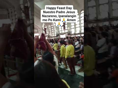 Happy Feast Day Nuestro Padre Jesus Nazareno, Ipanalangin mo Po Kami 🙏 Amen 🙏