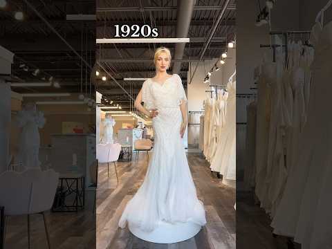 Wedding dresses through the decades #weddingdress #decades