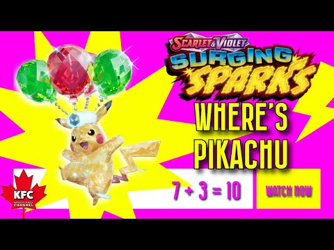 Pokemon Surging Sparks packs. Pulls are hard!!!