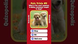 Pets Trivia Quiz 🐶 Question Number 5