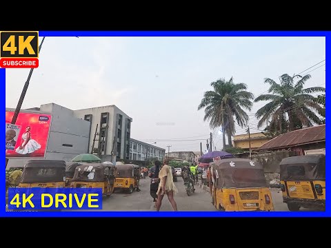 🇳🇬**"Gbagada to Ilupeju to Yaba: Stunning 4K Drive Through Lagos' Bustling Cityscape | Nigeria"**