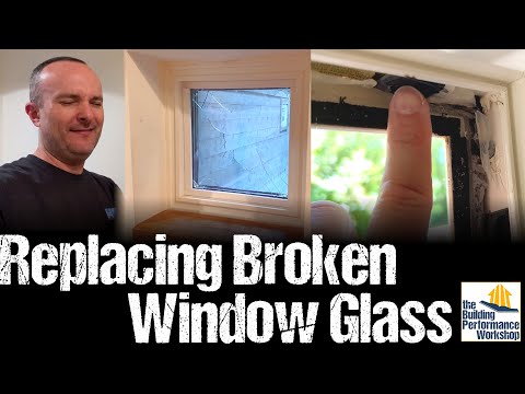 How to Replace Broken Window Glass Package (Alpen Fiberglass Frame)- DIY Home Improvement