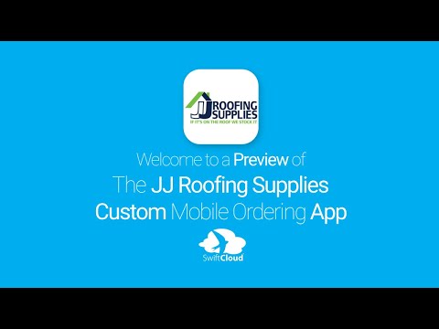 JJ Roofing Supplies - Mobile App Preview - JJR840W