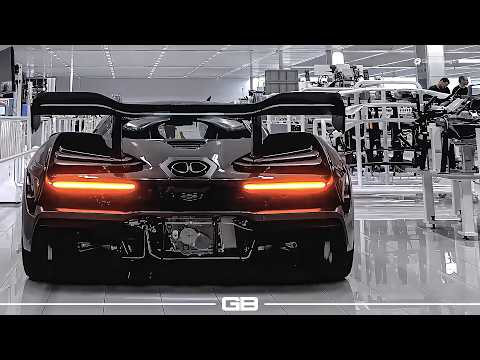 McLaren Tour of Advanced Factory Building Powerful Supercars