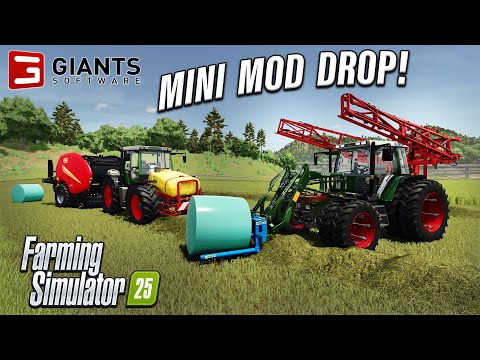 FAST BALE & FARMCON FENDTS RETURN!! NEW MODS! ON FARMING SIMULATOR 25 | PS5 (Review) 10th Dec 24.