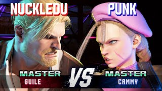 SF6 ▰ NUCKLEDU (Guile) vs PUNK (Cammy) ▰ High Level Gameplay