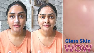 Glass Skin Facial with ONLY 3 Natural Ingredients  | How to Get Flawless Glowing skin