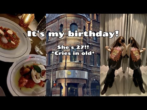 VLOG 21: My birthday weekend! Shopping, dinner & cake.