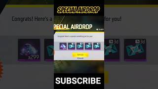 SPECIAL AIRDROP 😍😘 Free Fire Max #shorts #freefire #specialairdrop