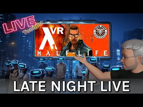 Half-Life VR Mod Lambda1 Quest 3 — Live Late Night Gameplay