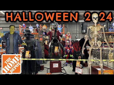 NEW!! THE HOME DEPOT HALLOWEEN ANIMATRONICS 2024 | New Halloween Decor at The Home Depot