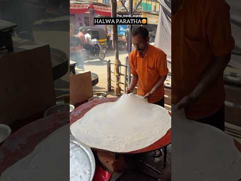 HALWA PARATHA😍 | Indian street food #shorts #viral #shortsvideo