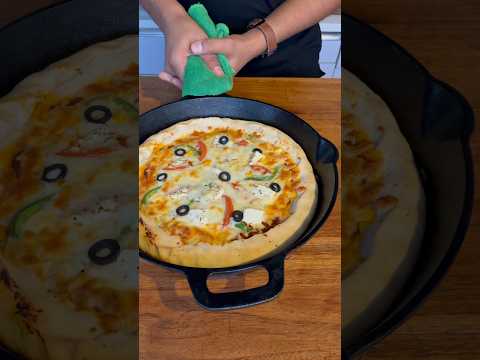 Pan Pizza Recipe 🍕PUBG PAN | #shorts #pizza