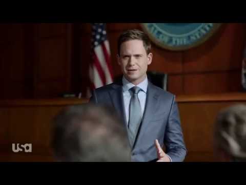 Suits S9 E09 - Mike vs. Harvey in trial