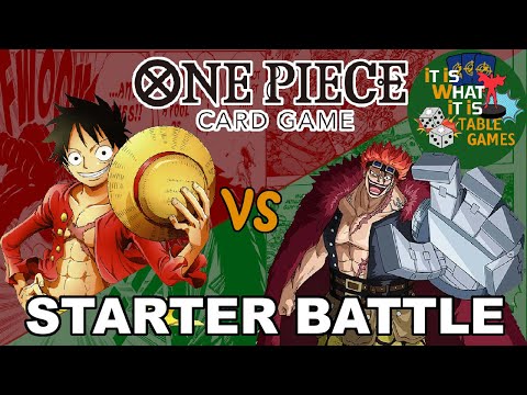 One Piece TCG Starter Deck Battle Red Vs Green, Luffy Vs Captain Kid