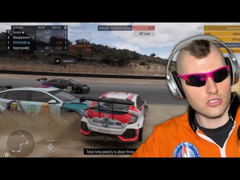 Autistic has nervous breakdown in Forza online lobby