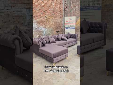 Wooden Modern Luxury Sofa Set by Star Enterprises. #sofa #sofaset #livingroomset #shorts #short #yt