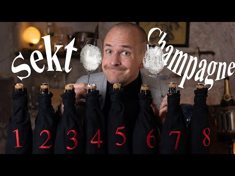 SEKT vs. CHAMPAGNE: A Blind Tasting Battle of Bubbles!