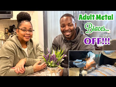 Adult Braces Removal... FINALLY!!! Adult Metal Braces Review and Actual Removal Video!