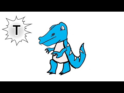 Learning with Dino - The Letter T