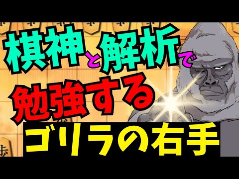 奇襲された時や中盤戦を参考にさせていただきます！将棋ウォーズ実況 3分切れ負け【ゴリラの右手】