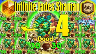 Infinite 30/30 Jades Shaman Deck That's Actually Fun 4 At Perils in Paradise Mini-Set | Hearthstone