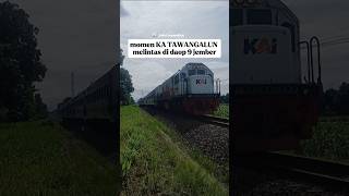 MOMEN KA TAWANGALUN MELINTAS DI DAOP9 JEMBER #SHORTS