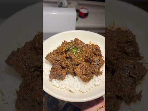 our first time making beef rendang! #indonesianfood #indonesiancooking #malaysianfood #beefrendang