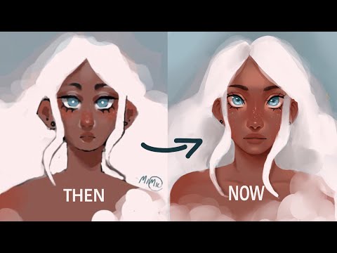 Then vs now ☆redrawing an old oc☆