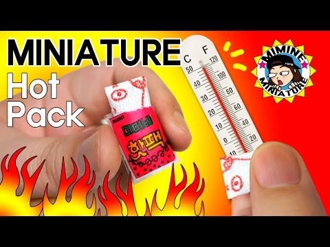 미니어쳐 따끈따끈!! 핫팩 만들기 ^ㅁ^// 하태하태~!! Miniature - Hot Pack