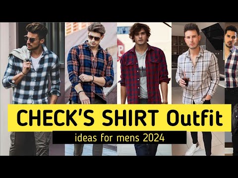 CHECK'S SHIRT Outfit ideas for Men 🔥 2024 Flannel Shirt Fashion 🔥