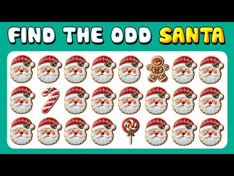 Find the ODD One Out - Christmas Edition 2 🎄🎅⛄️ | Easy, Medium, Hard Levels - Emoji Quiz | Quiz Lion