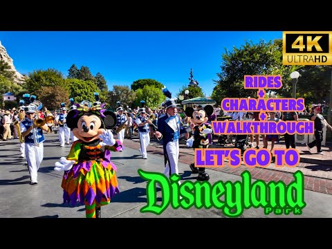 Disneyland October 2024 walkthrough with Haunted Mansion Holiday, Monorail, Mr. Toad's Wild Ride