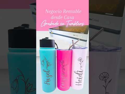 Grabado #laser  en #tumblers #wecreat @WeCreatOfficial