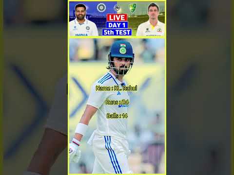 KL Rahul | 5th Test vs Australia #trendingshorts #cricketmatch