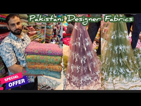 Pakistani Designer Boutique Fabrics | Fabrics for Bridal Gowns, Sarees, Lehenga @hyderabadshopping