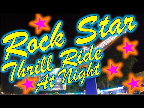 Rock Star Thrill Ride At Night