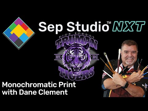 Separation Studio NXT - Print Like You've Got a Big Press - Monochromatic Print - with Dane Clement