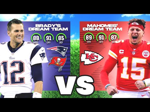 Tom Brady vs. Patrick Mahomes’ Dream Team, But It’s Madden