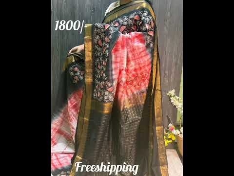 ❤️Beautiful Linen sarees in shibori,mangalagiri zari checks,cute embriodery❤️r#ytshorts#trendy#