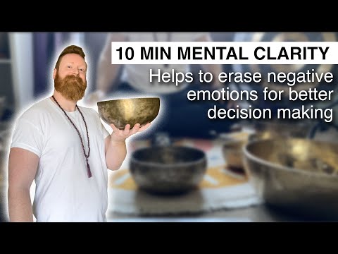 10 Minute Mental Clarity Tibetan Bowl Sound Bath Meditation