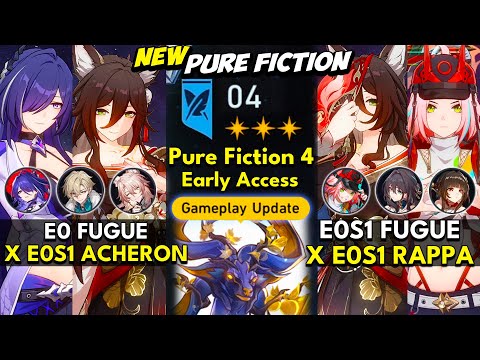 E0S1 Fugue x Acheron & Rappa | NEW Pure Fiction Floor 4 3 Stars | Honkai: Star Rail 2.7